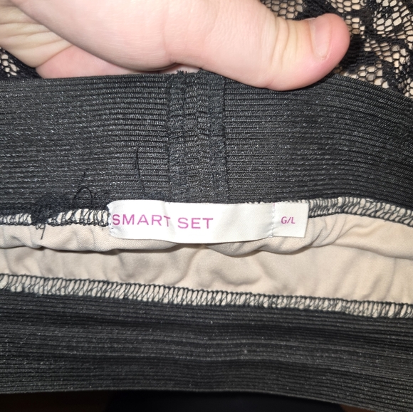 Lace short bandage skirt baby pink - Picture 2 of 2